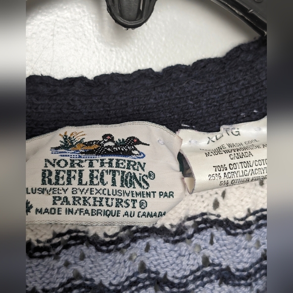 Vintage Northern Reflections Crochet Vest - Picture 5 of 6